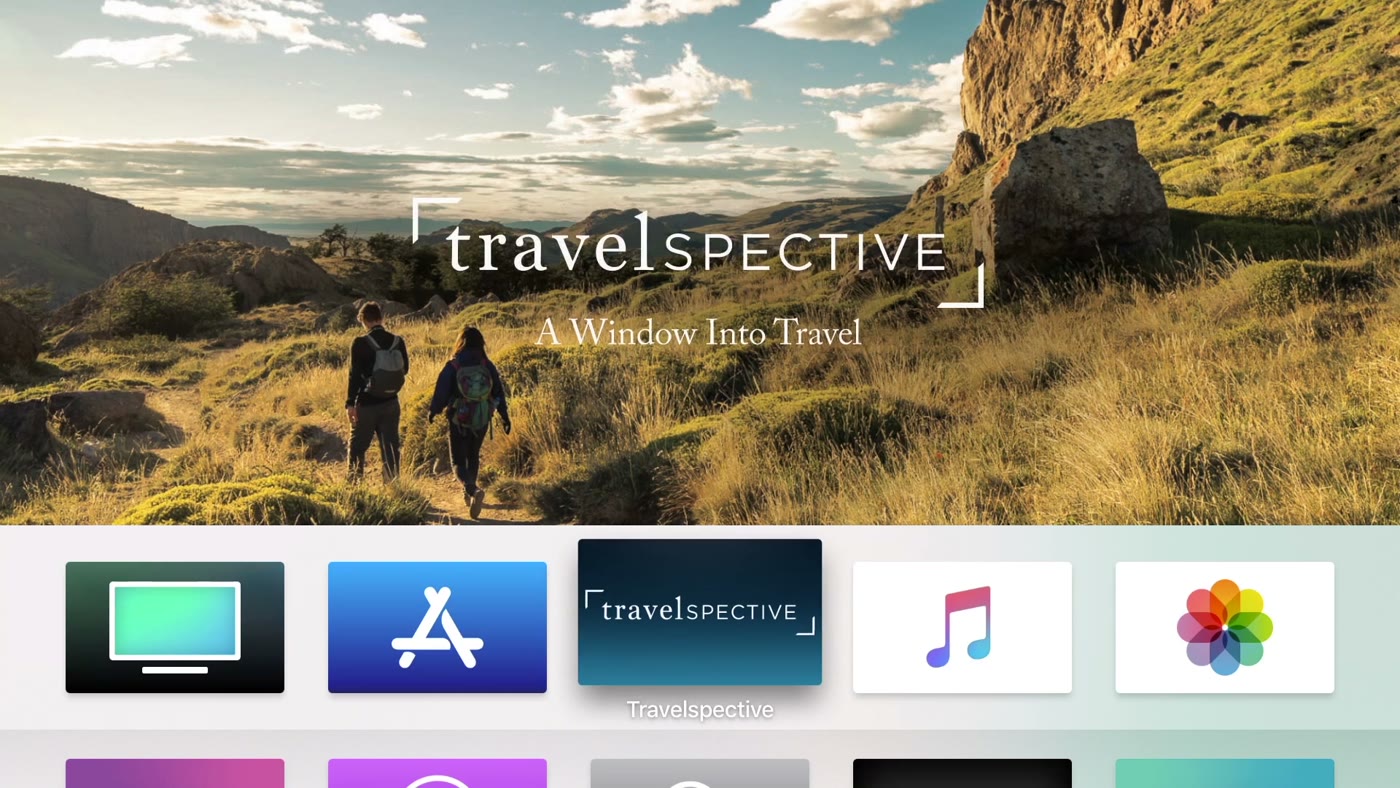 Travelspective Apple TV application